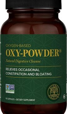 Global Healing Oxy-Powder Colon Cleanse & Total Detox Cleanse For Weight Loss and Belly Fat, Constipation Relief for Adults - Oxy-Powder
