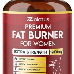 Premium Weight Loss Pills for Women, 2 Months Supply, The Best Belly Fat Burners for Women and Men, Metabolism Booster, Energy Pills, Highest Potency with Green Tea Extract 98%