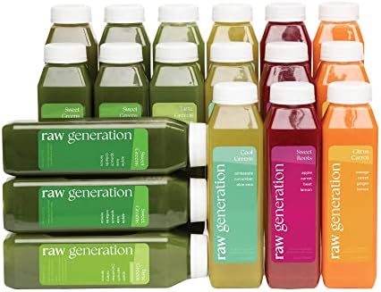 Raw Generation 3-Day Skinny Cleanse - Best Detox Juice Cleanse for Weight Management/Healthiest Way to Cleanse Your System/Jumpstart a Healthier Diet