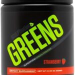 Sculpt Nation by V Shred Greens Strawberry - Premium Greens Powder & Superfood Blend with Collagen to Support Skin, Digestion, and Energy - 30-Day Supply