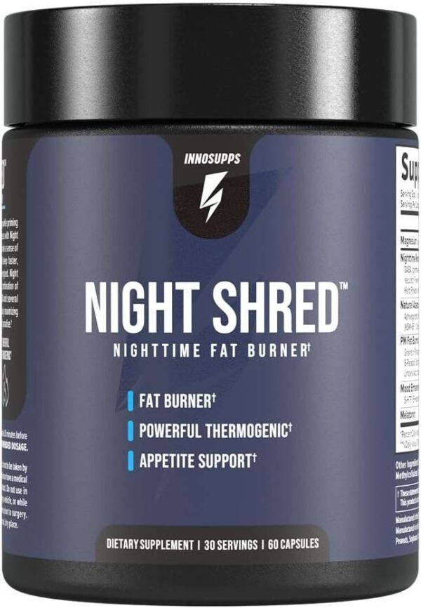 InnoSupps Night Shred: Best #1 Nighttime Fat Burner